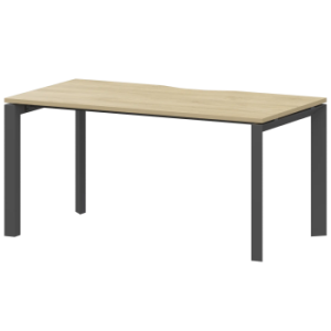 Стол на металлокаркасе Аргентум-МП НТМП.П-140 Баттл Рок/Антрацит