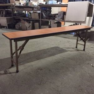 Скамья "Лидер 8", 1200x300, бук, каркас золото