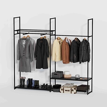 Стеллаж Лофт КЧ-2201 для одежды