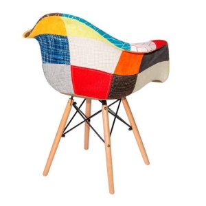 Полукресло Eames, печворк классический