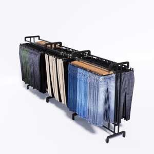 Вешало для джинс и брюк FORTE-PRO двухстороннее 1400х450