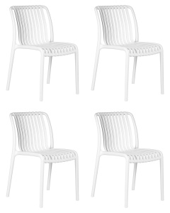Набор 4 шт Стул обеденный DOBRIN WALTER, белый