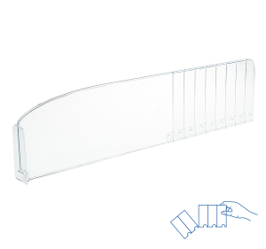 Разделитель высотой 120 мм DIV120-BT80, длина 285-485 мм