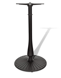 Ножка стола чугунная круглая для кафе, высота 110 см, цвета черный, артикул 3100H барное