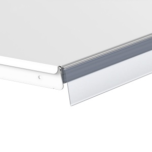 Ценникодержатель ARN60-26 прозрачный, 1235 мм, с высотой замка 26 мм