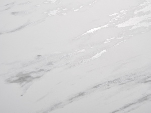 Стол БЕЛЛУНО (BELLUNO) 160 цвет KL-99 БЕЛЫЙ МРАМОР, итальянская керамика/ БЕЛЫЙ каркас, ®DISAUR